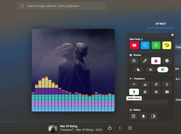Découvrez YouTube Music d'une nouvelle manière avec l'extension ThemeSong dans Chrome.