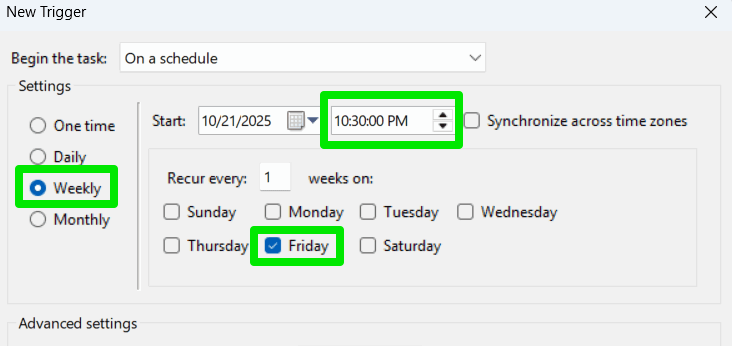 Remplir les détails de la tâche