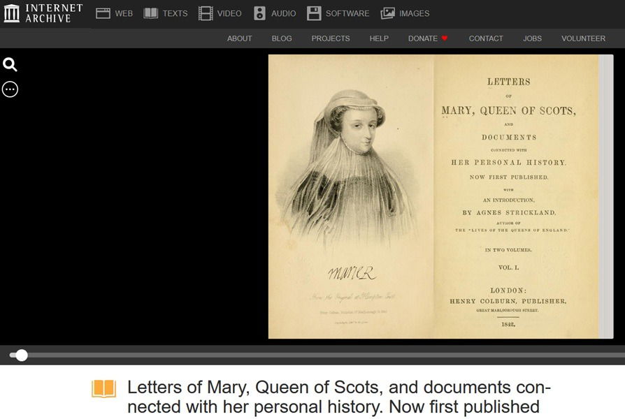 Lecture d'un livre électronique à l'aide de la visionneuse Archive.org.