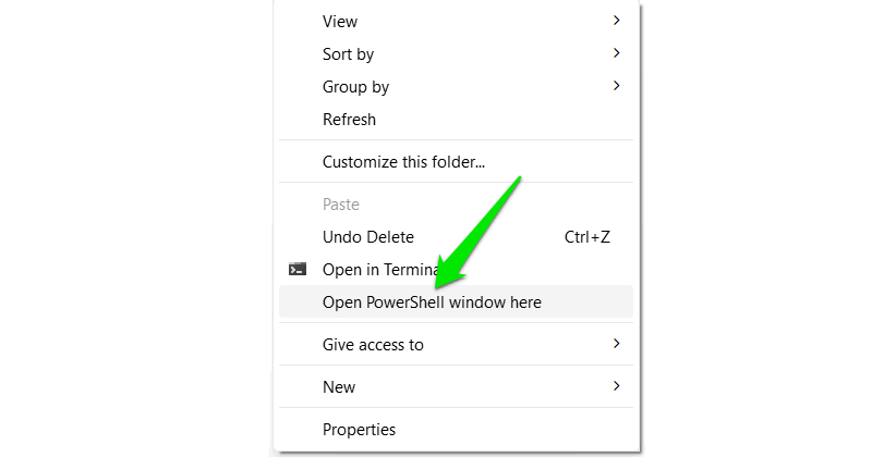 Menu contextuel classique WIndows 11