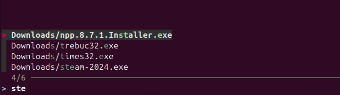 Recherche de fichiers à l'aide de l'outil Fzf