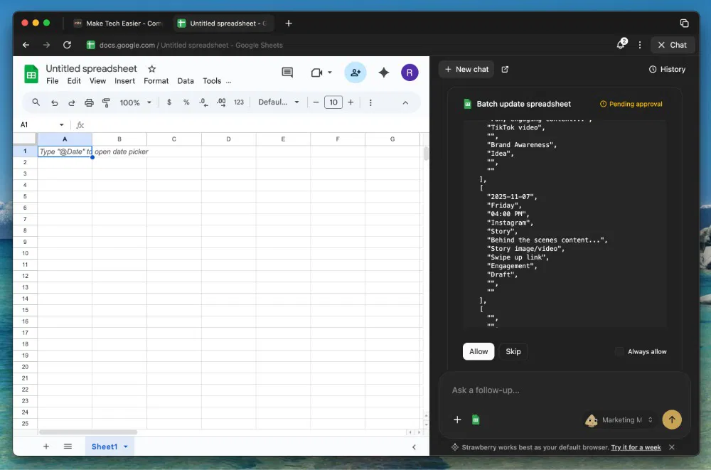Strawberry AI demande son approbation