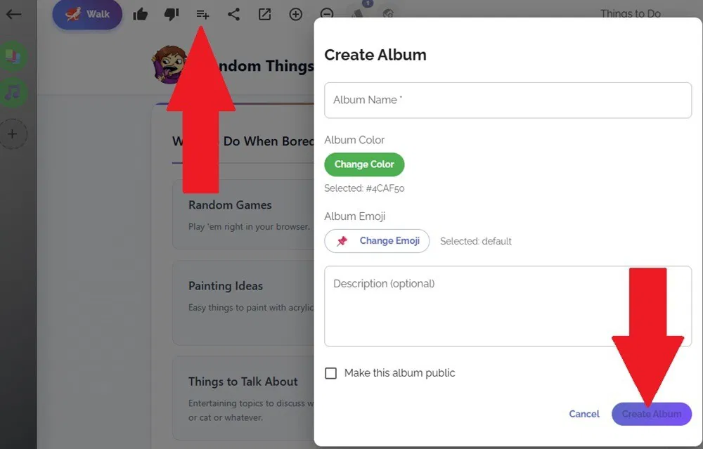 Explorez Internet avec l'album Viralwalk