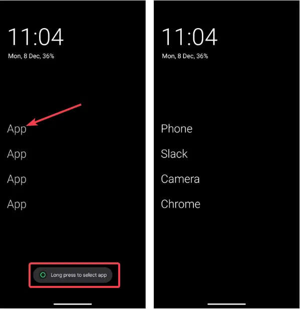 Définir les applications de base sur l'écran d'accueil