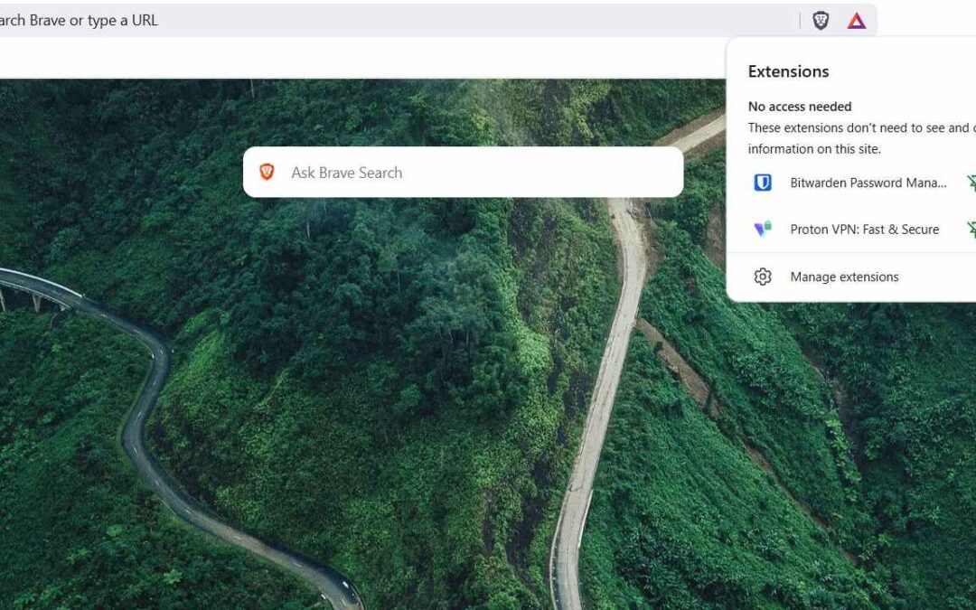 Brave Browser + ProtonVPN + Bitwarden est mon meilleur combo de confidentialité pour ordinateur de bureau