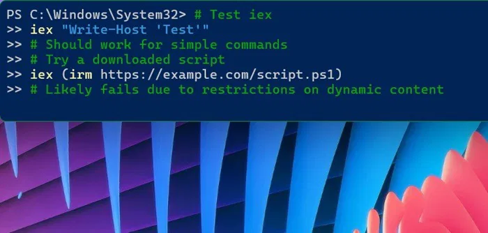 Un programme de test d'écriture sur l'hôte exécuté en tant qu'utilisateur expérimenté en mode tremblement de terre.
