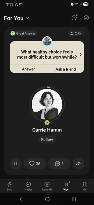 Écouter une Vibe sur NoomVibe.