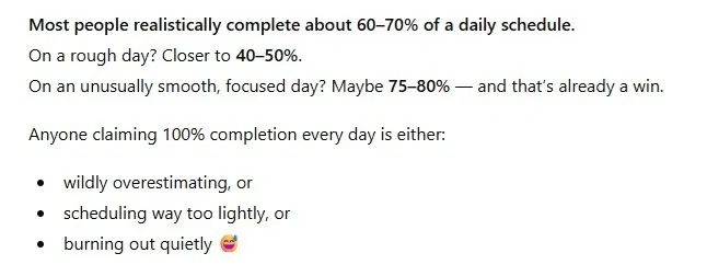 Réponse de blocage de temps réaliste de ChatGPT