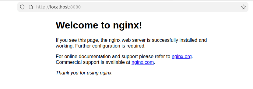 Exécutez Nginx
