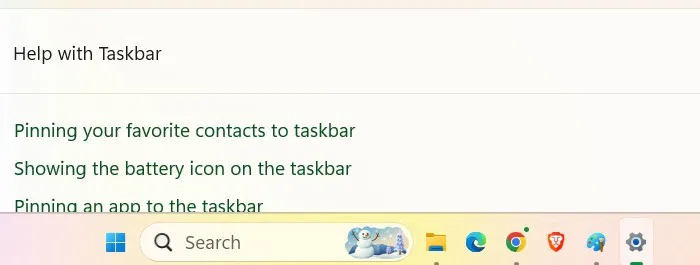La barre des tâches de Windows 11 a été modifiée pour afficher des icônes beaucoup plus petites.