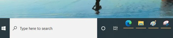 Faites glisser la barre des tâches pour accueillir plus d'éléments.