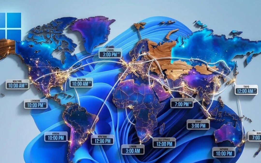 Ajouter plusieurs horloges dans Windows pour différents fuseaux horaires