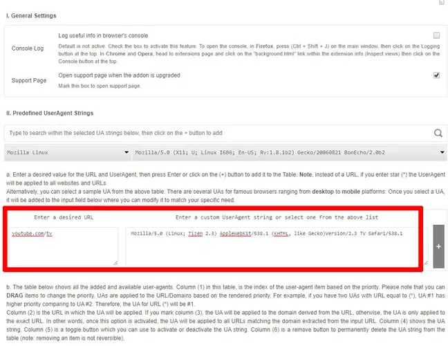 Diffusez Youtube PC à partir d'un téléphone Android, agent utilisateur personnalisé Tizen Diffusez Youtube PC à partir d'un téléphone Android, agent utilisateur personnalisé Tizen