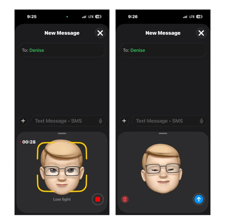 Messages d'autocollants animés