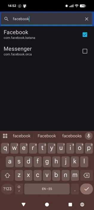 Notifications vocales Facebook