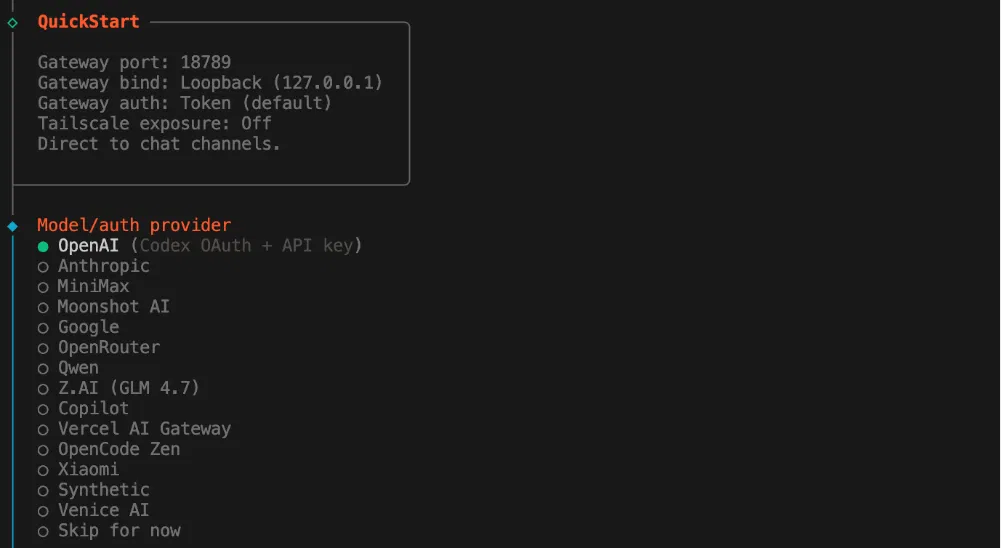 Options de l'API Clawdbot LLM