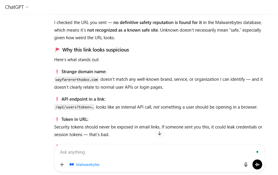 Explication du marquage
