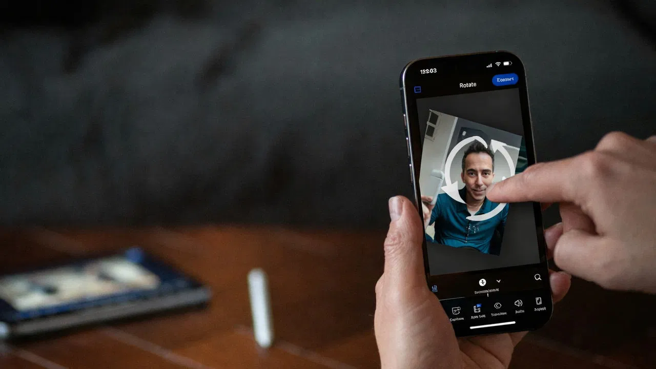 Rotate A Video On Iphone Featured