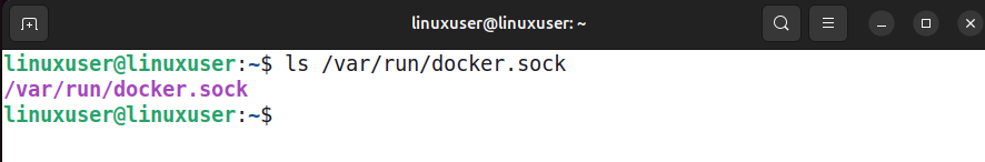 Inspecter le socket Docker Unix