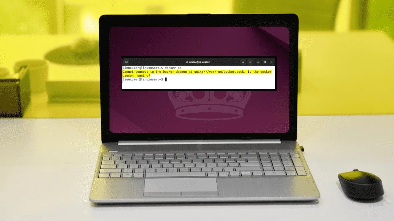 Fix Cannot Connect To Docker Daemon