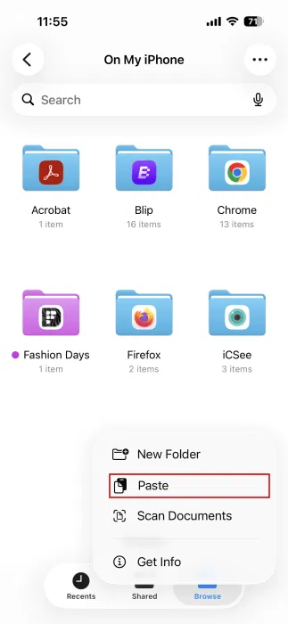 Vérification des fichiers Heic Iphone Coller
