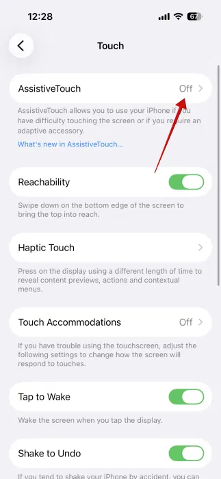 Boutons de navigation Iphone Assistive Touch