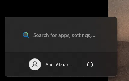 Activation du thème OnlySearch pour le menu Démarrer dans Windhawk sous Windows.