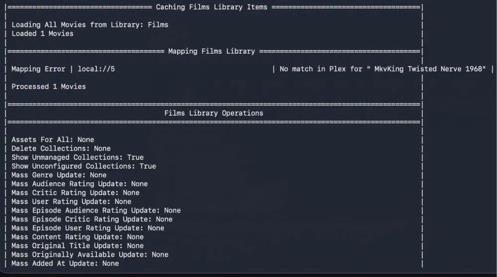 Résultats de l'analyse Kometa