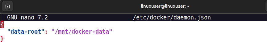 Mettre à jour la configuration de Docker