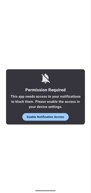 Activer l'accès aux autorisations Donotnotify