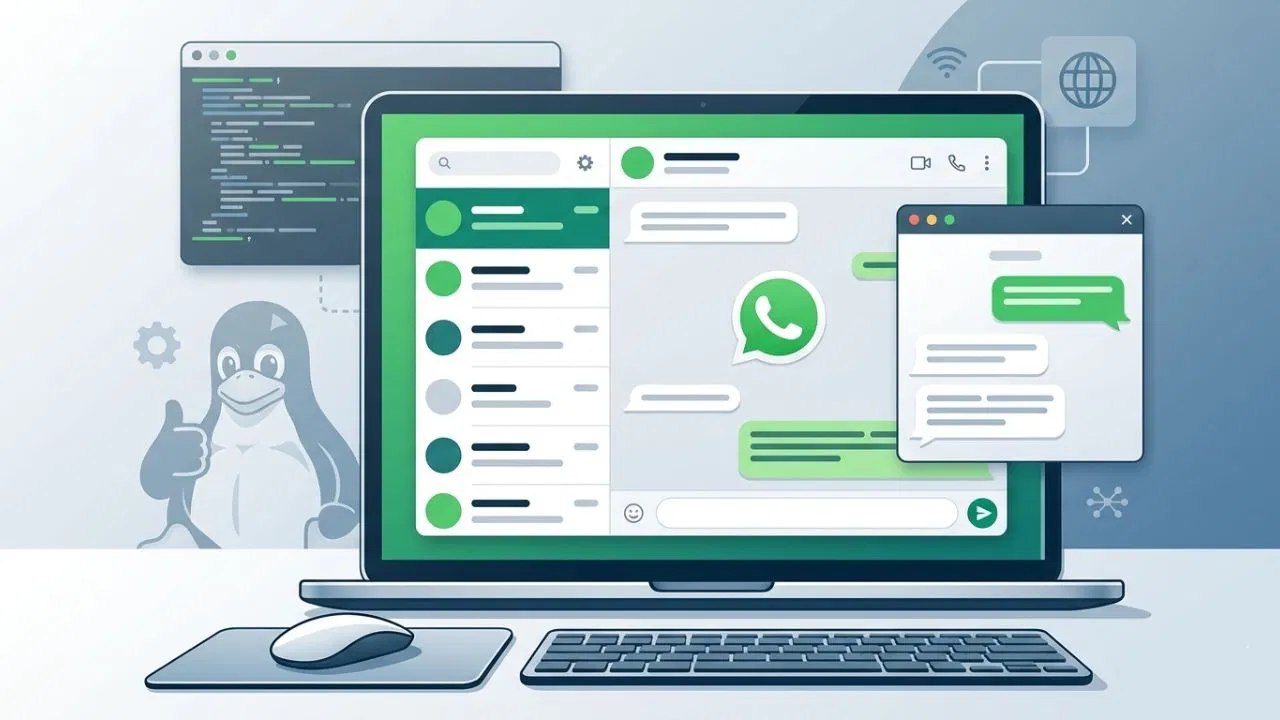 Install And Run Whatsapp On Linux As Native Desktop Client Feature Image