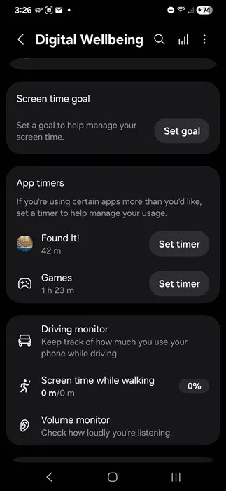 Configurer le bien-être numérique sur Android.