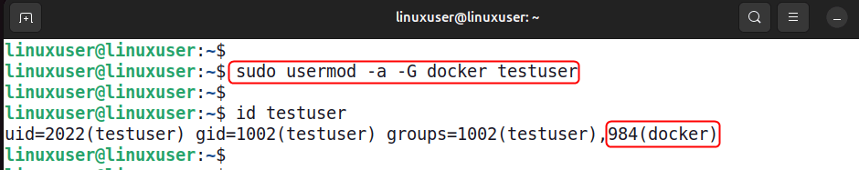 Ajouter un utilisateur à un groupe
