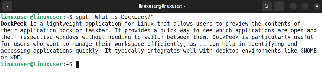 Requêtes Shellgpt Ai