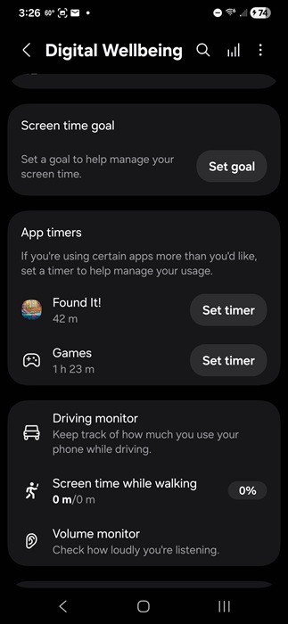 Configurer le bien-être numérique sur Android.