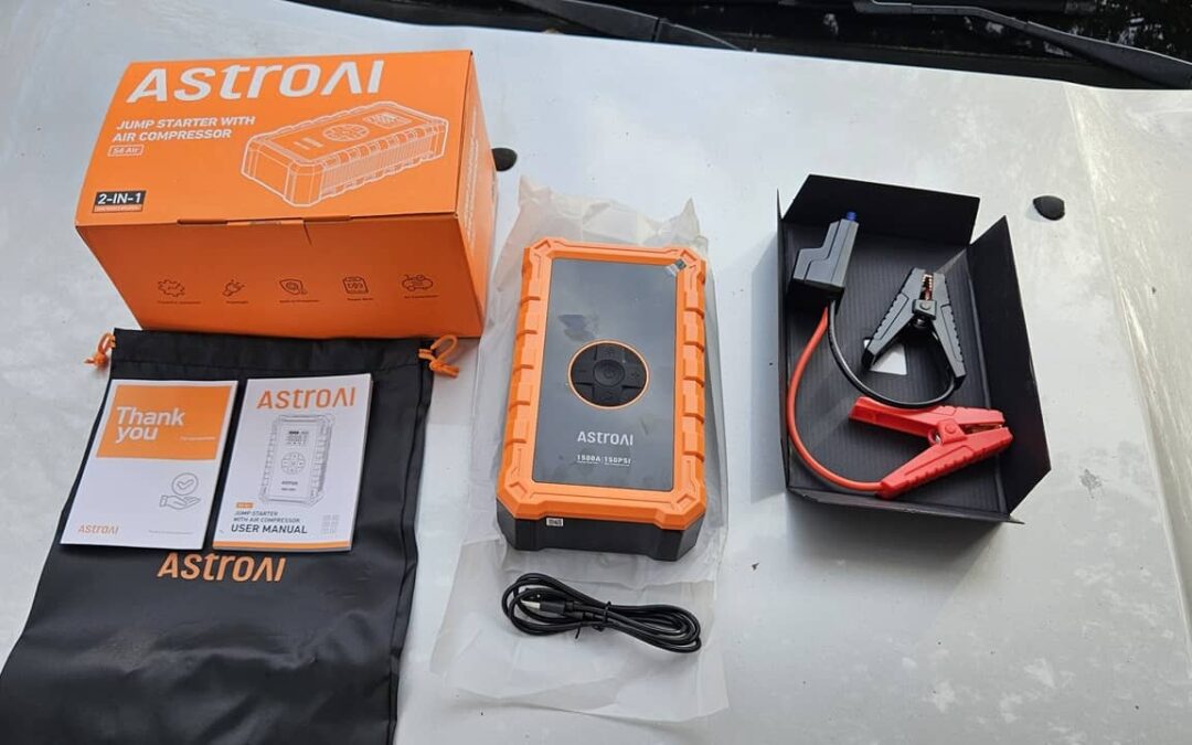 Chaque voiture a besoin du démarreur à air AstroAI S8 avec compresseur d&rsquo;air