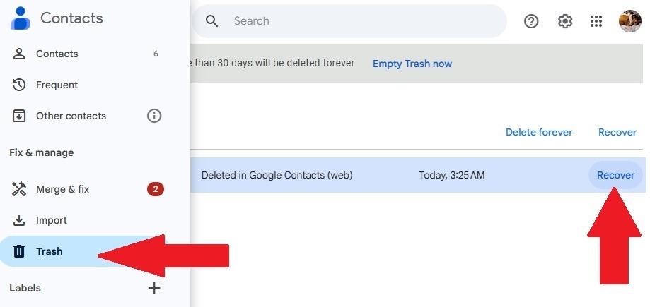Récupération des numéros de téléphone Android supprimés du PC.