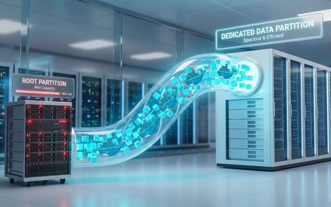 Vous manquez d&rsquo;espace ? Comment déplacer en toute sécurité des volumes Docker vers une partition plus grande