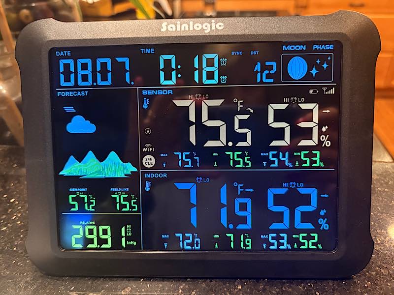 Mauvaise température extérieure