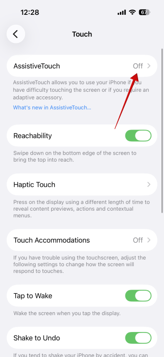Boutons de navigation Iphone Assistive Touch