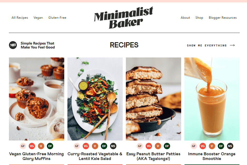 Boulanger minimaliste