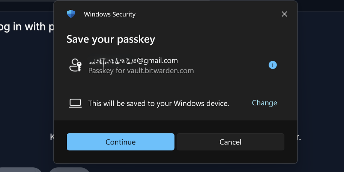 Bitwarden Enregistrez votre mot de passe