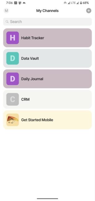 Modèles de tout type Android
