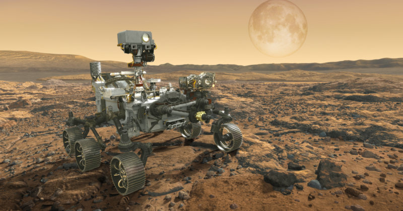 L'ordinateur qui pilote le rover Perseverance de la NASA sur Mars est une version à 200 000 $ de la puce de l'iMac de 1998, fonctionnant à 200 mégahertz avec quelques centaines de mégaoctets de mémoire – car un processeur qui ignore un million de rads de rayonnement compte plus que la vitesse.