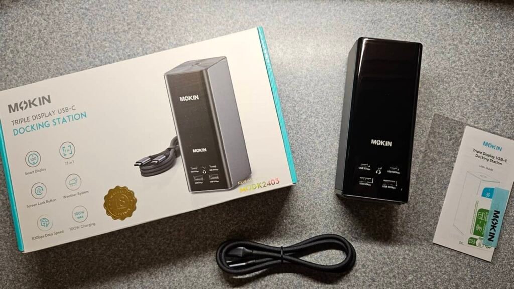 Augmentez la productivité avec la station d'accueil MOKiN DockPro DK2403