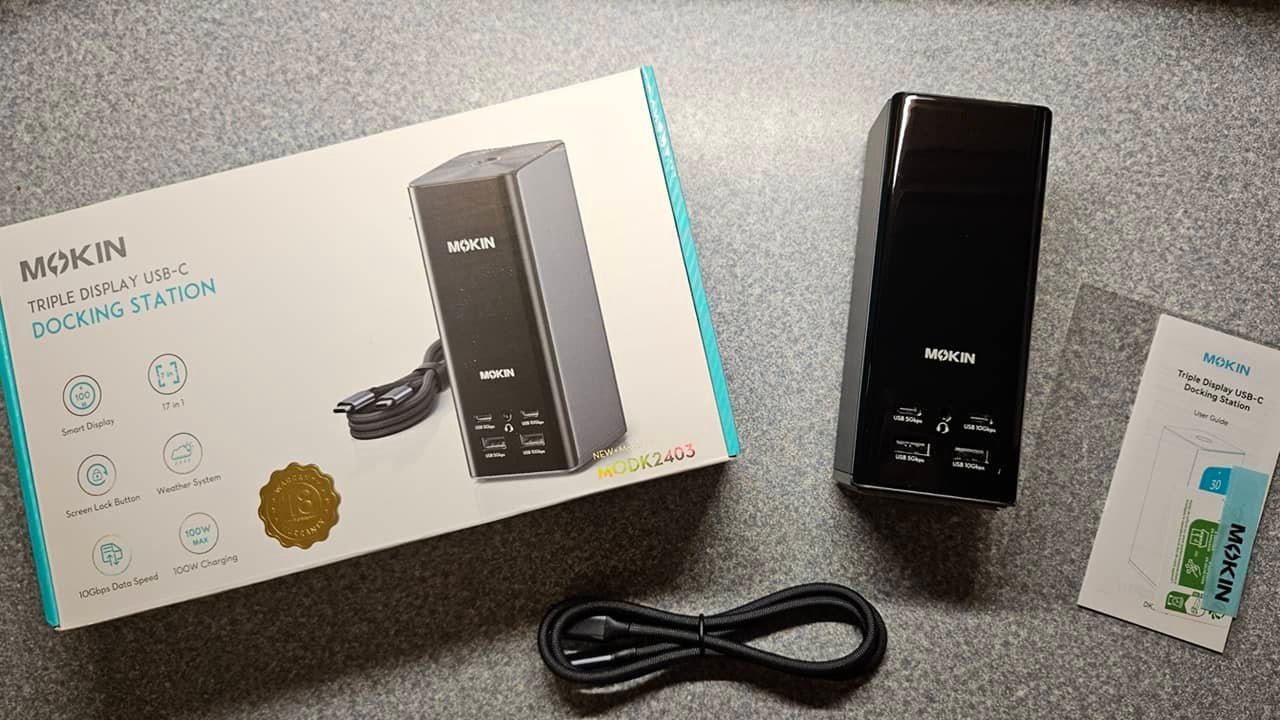 Augmentez la productivité avec la station d'accueil MOKiN DockPro DK2403