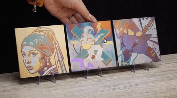 Vue des gravures couleur utilisant la série EM-Smart Dual 2.