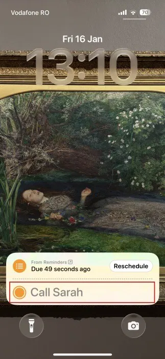 Rappel marqué comme