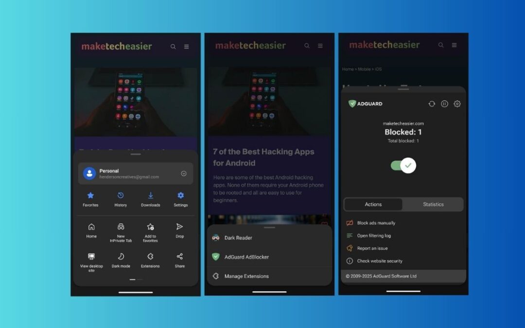 Comment activer et installer des extensions sur Microsoft Edge pour mobile
