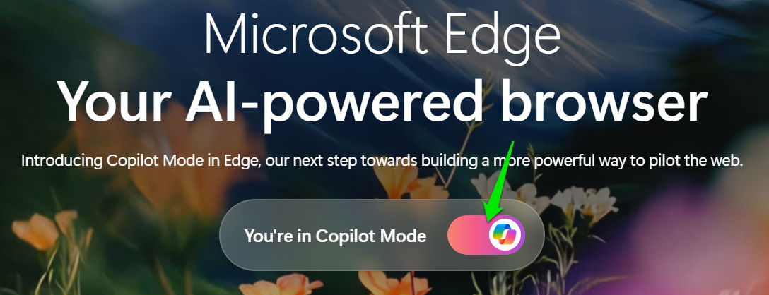 Activer le mode Copilot sur le site Web de Microsoft